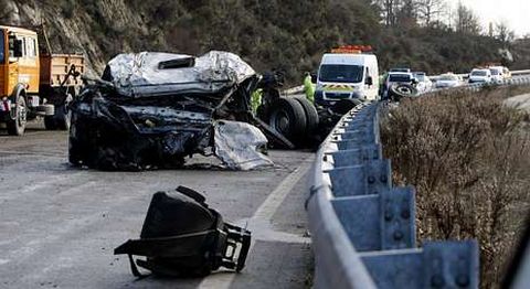 En las carreteras ourensanos se registraron un total de 22 v�ctimas mortales.