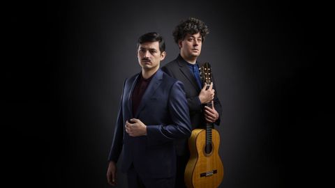 El guitarrista Samuel Diz y el tenor Jonatan Alvarado