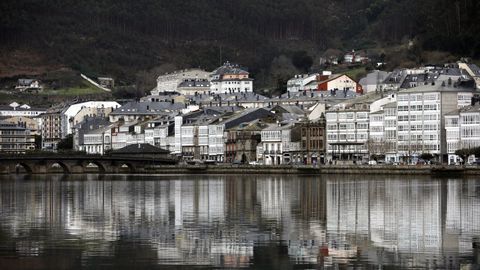 Una vista de Viveiro
