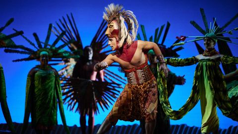 Agust�n Arg�ello  interpreta a Simba en El Rey Le�n