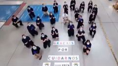 Los empleados dan las gracias y un aplauso al final del v�deo
