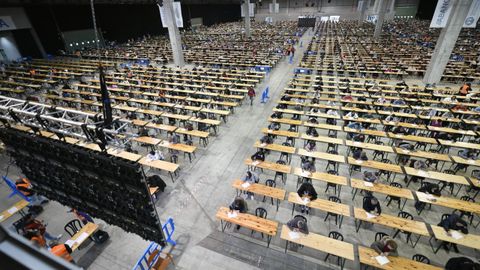 Imagen de unas oposiciones celebradas en Galicia.