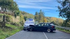 La colisión se produjo en el kilómetro 16,5 de la carretera LU-617