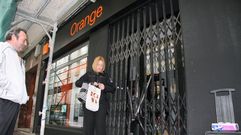 Comercio de telefon�a m�vil robado en Viveiro a finales del 2011. 