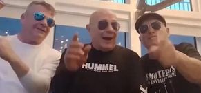 Una captura del v�deo difundido en el perfil de TikTok de Manuel Cort�s.