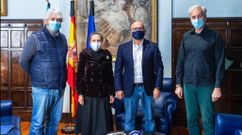 Reuni�n del presidente de la Diputaci�n con AECC Ourense