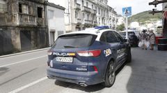 La Polic�a Nacional, en el lugar del accidente