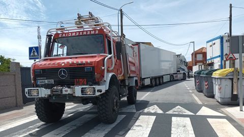 Imagen de la motobomba del GES de O Grove