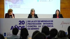 Adriana Lastra intervieneen Langreo en una mesa redonda en la jornada '20 aos de la ley de medidas de proteccin integral contra la violencia de gnero: avances y retos'