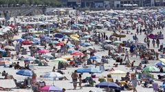 Desde Meteogalicia califican la jornada del domingo como da de playa