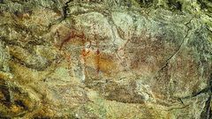 Imagen de una de las pinturas encontradas