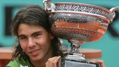 Los catorce Roland Garros de Nadal, en im�genes