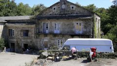 Unos okupas viven en el Pazo de A Fervedoira de Lugo desde agosto del 2020. 