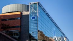 Fachada del edificio Delors, sede del Comit� de las Regiones, en Bruselas (B�lgica)