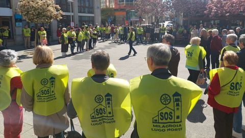 La manifestación recorrió la ciudad desde A Milagrosa hasta el centro