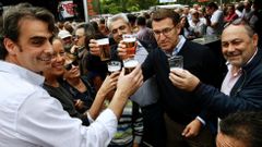 Feijoo y Diego Calvo participan en O Pino en la romer�a provincial del PP 