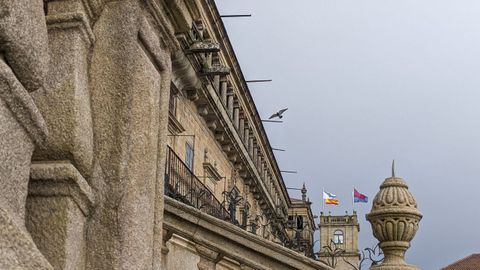 Fachada oeste da catedral de Santiago.