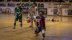 El guardameta Schtt fue uno de los jugadores destacados del choque ante el Movistar Inter.