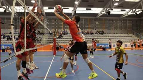 Foto de un partido anterior del Volei Dumbra