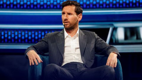 Lionel Messi en el America Business Forum de Miami
