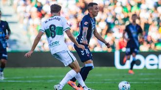 Iago Aspas, durante el partido entre Celta y Elche de la primera vuelta.