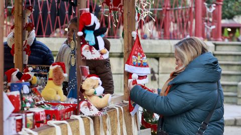 Mercado de Nadal en la Praza Maior