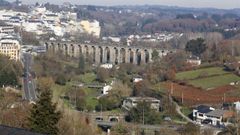 El viaducto lucense de A Chanca fue construido en 1871. 