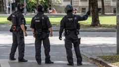 Policas alemanes en Mnich.