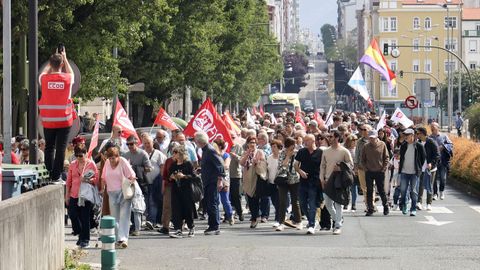 La manifestaci�n de UGT y CC.OO.