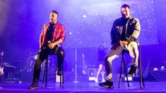 Andy y Lucas, en un concierto en Vimianzo en el 2023