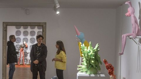 Iv�n Prieto, que exhibir� su trabajo desde este viernes en la galer�a Dupla, mostr� su obra en el 2023 en la Fundaci�n Granell -en la imagen-