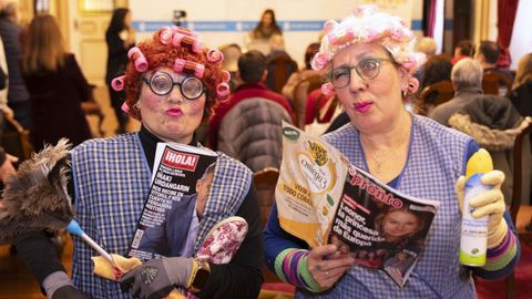 Isa y Bego, As Toli�as, choqueiras del a�o de A Coru�a