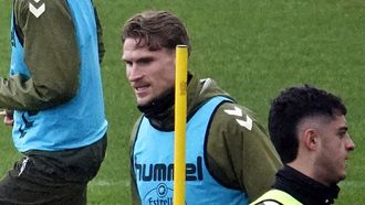 Carl Starfelt no pudo estar con el Celta ante el Valencia el s�bado.