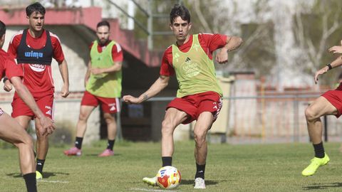 Gorostidi en un entrenamiento. 