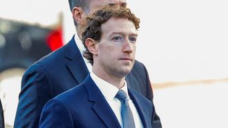 El director ejecutivo de Meta y fundador de Facebook, Mark Zuckerberg