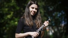 La clarinetista ourensana Estela Rodr�guez