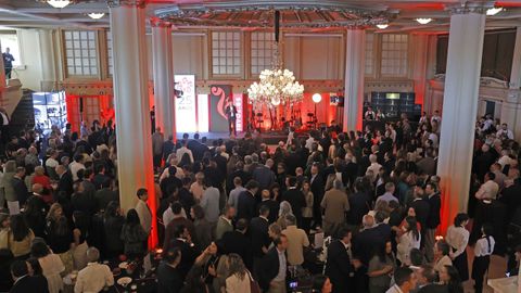 Una vista general del salón Victoria del hotel NH Collection A Coruña Finisterre, que acogió la celebración del 25.º aniversario