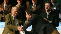 Fraga, N��ez Feijoo y Rajoy