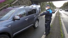 Imagen de archivo de un control de la polic�a local 