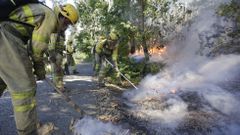 Incendios en Coirs y Aranga