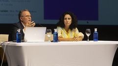 Francisco Blanco y Margarita Lamela, en la apertura de las sesiones