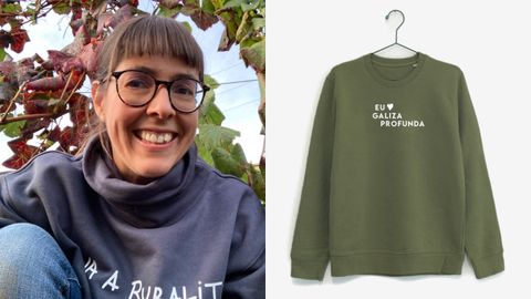 Rosia diseo una coleccin de sudaderas, camisetas y bolsos reivindicando la vida na Galiza profunda