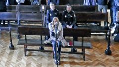 Tania Varela durante el juicio celebrado en el 2019 en la Audiencia de Pontevedra, cuya sentencia condenatoria acaba de ratificar el Tribunal Supremo