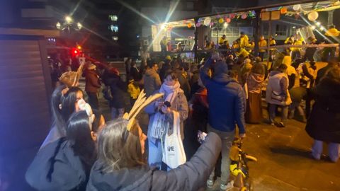 En Baiona la marcha despert� una gran ilusi�n