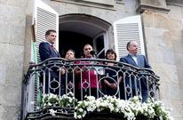 La �ltima vez que coincidieron los tres l�deres pol�ticos municipales fue el pasado 11 de agosto, con motivo del preg�n de las fiestas de la Peregrina, que ley� el periodista Xabier Fortes.