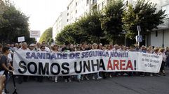El pasado 30 de septiembre hubo una manifestaci�n en O Barco contra la Lei de Sa�de