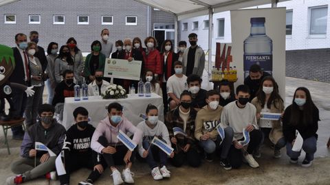 Visita del Padre �ngel al IES de Infiesto 