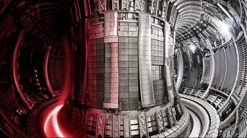 El reactor JET es un dispositivo de confinamiento magntico de plasma en forma de dnut