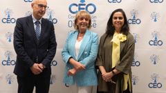 Javier Florez, Marisol Nvoa y Catarina Capens en la CEO