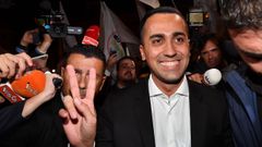 Di Maio, euf�rico tras su pacto con Salvini